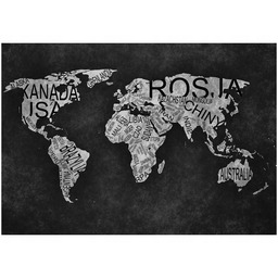 100 70cm Obraz płótno World Map ściana płótno