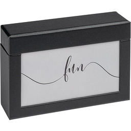 walther design Zabawne pudełko do przechowywania, czarne, 100