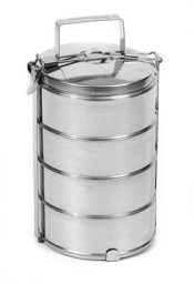 Menażka obiadowa ORION, 4-poziomowa, 4x1 l