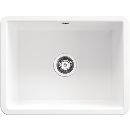 Zlewozmywak ceramiczny 1-komorowy Deante Lumi ZCU_610C biały