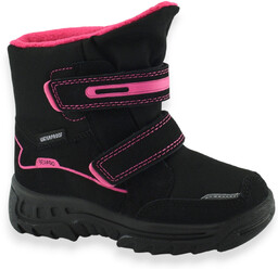 Buty zimowe dziewczęce śniegowce Befado 615X/Y003 High Czarne