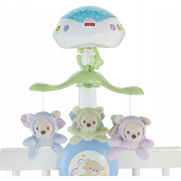 Karuzela Fisher Price do łóżeczka z misiami misie
