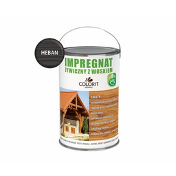 Impregnat żywiczny z woskiem Heban 5 l Colorit