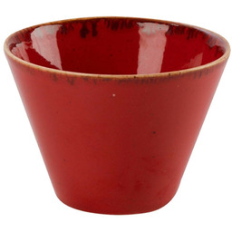 MISKA STOŻKOWA MAGMA 400 ml CZERWONA
