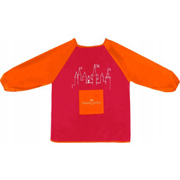 Fartuszek do malowania FABER-CASTELL dla dzieci malinowy