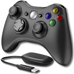 Pad XBOX 360 bezprzewodowy PC gamepad dual shock
