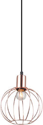 Italux Gervais MDM-3344/1 BK+COP lampa wisząca retro miedziany