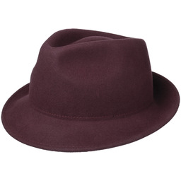 Kapelusz z Filcu Wełnianego Uni Trilby by Lipodo,