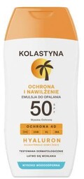 KOLASTYNA Hyaluron Ochrona i Nawilżenie Emulsja do opalania