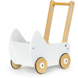 Drewniany Wózek Dla Lalek Pchacz Chodzik Ecotoys