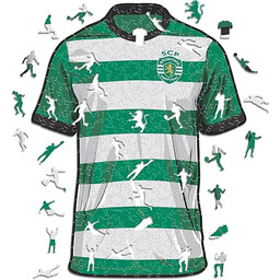 Iconic Puzzles Drewniane puzzle, unisex-dorośli, wielokolorowe, L, 500