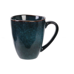 Kubek ceramiczny Laguna 300ml niebieski boho do kawy