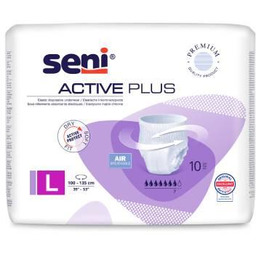 SENI ACTIVE PLUS L, 10szt. - Elastyczne majtki