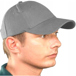 CZLUX - Czapka z daszkiem - szary/stalowy