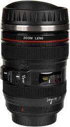 Plastikowy kubek do urządzenia, obiektyw fotograficzny, 350ml