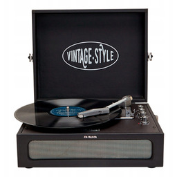 Gramofon Aiwa Bluetooth VPX-1971BK Vintage Z Wbudowanymi Głośnikami