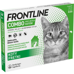 FRONTLINE COMBO Spot-On dla kotów i fretek 3