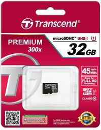 Transcend Karta pamięci Micro SDHC Class 10 UHS-I