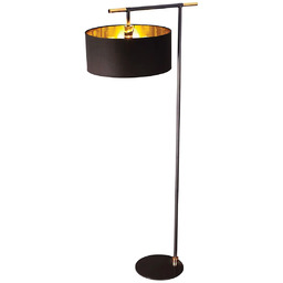 Lampa podłogowa Balance czarny / polerowany mosiądz BALANCE-FL-BKPB