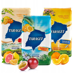 Yerba Mate TARAGUI OWOCOWY MIX 3x500g 1,5kg