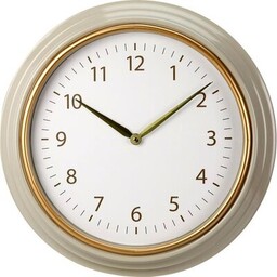 Excellent Houseware Zegar EXCELLENT HOUSEWERE 50 cm Biało-złoty