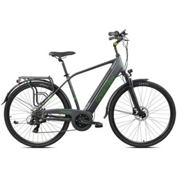 GREENTIME Rower elektryczny Urban M20 28 cali Ciemnoszary
