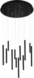 Lampa wisząca ILIOS 12 3-STEP DIMM czarna AZ5744
