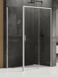 NEW TRENDY D-0298A/D-0125B Kabina prysznicowa PRIME 1D kwadratowa