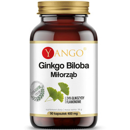 YANGO Ginkgo Biloba Miłorząb 90vegcaps