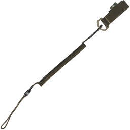 Smycz M-Tac Retraktor Lite Kombinowana Z D-Ringiem Olive