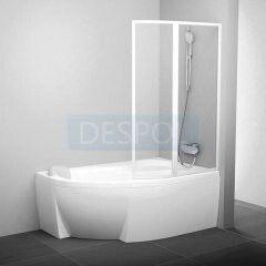 RAVAK 76P8010041 VSK2 ROSA Parawan nawannowy z ramą,