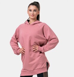 NEBBIA Damska bluza z kapturem Everyday Hero Long
