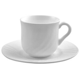 Zestaw filiżanek ze spodkiem EBRO 250 ml 12