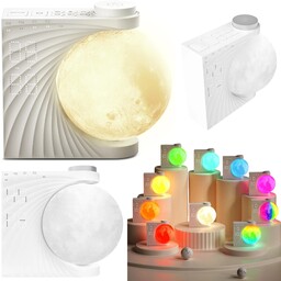 Lampka Led Rgb z zegarem budzikiem – nocna