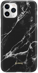 Crong Marble Case Etui iPhone 11 Pro (czarny)