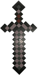 Replika broni Minecraft - Netherite Sword (51 cm)