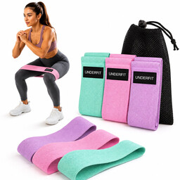 UNDERFIT Gumy oporowe mini bands set Pastel Power