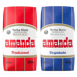 Zestaw Yerba Mate Amanda Elaborada Tradicional + Despalada