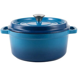 VINTAGE CUISINE Garnek żeliwny VC2P2619BL20CP Niebieski 4.3L