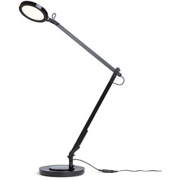 Lampa biurkowa LED czarna dwuramienna ze ściemniaczem 10W