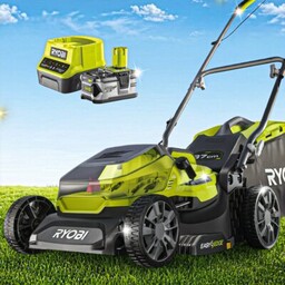 RYOBI Kosiarka akumulatorowa RY18LM37A-240 37 cm, rozdrabnianie, 4