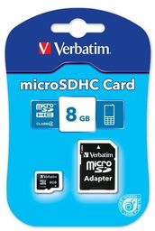 VERBATIM Karta pamięci Micro SecureDigital SDHC Class4 Card