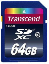 TRANSCEND Karta pamięci SDXC Class 10, 64GB (Premium)
