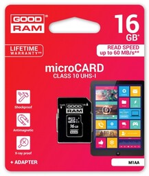 Karta pamięci Goodram M1AA microSD 16GB 100MB/s UHS-I