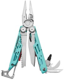 Multitool Leatherman SIGNAL Aqua turkus - Stainless -