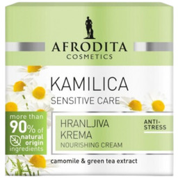Afrodita Camomile, Krem Odżywczy Dla Skóry Wrażliwej, 50ml