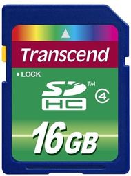 Transcend Karta pamięci SDHC 16GB Class4 (TS16GSDHC4)