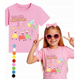 Koszulka dziecięca Świnka Peppa Pig Tshirt L 152cm