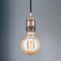 ORION Lampa wisząca Jailhouse, możliwość ściemniania, miedziany, salon