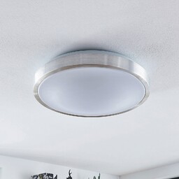Lampa Sufitowa Lindby, Emelie, metaliczny, salon, metal, nowoczesny